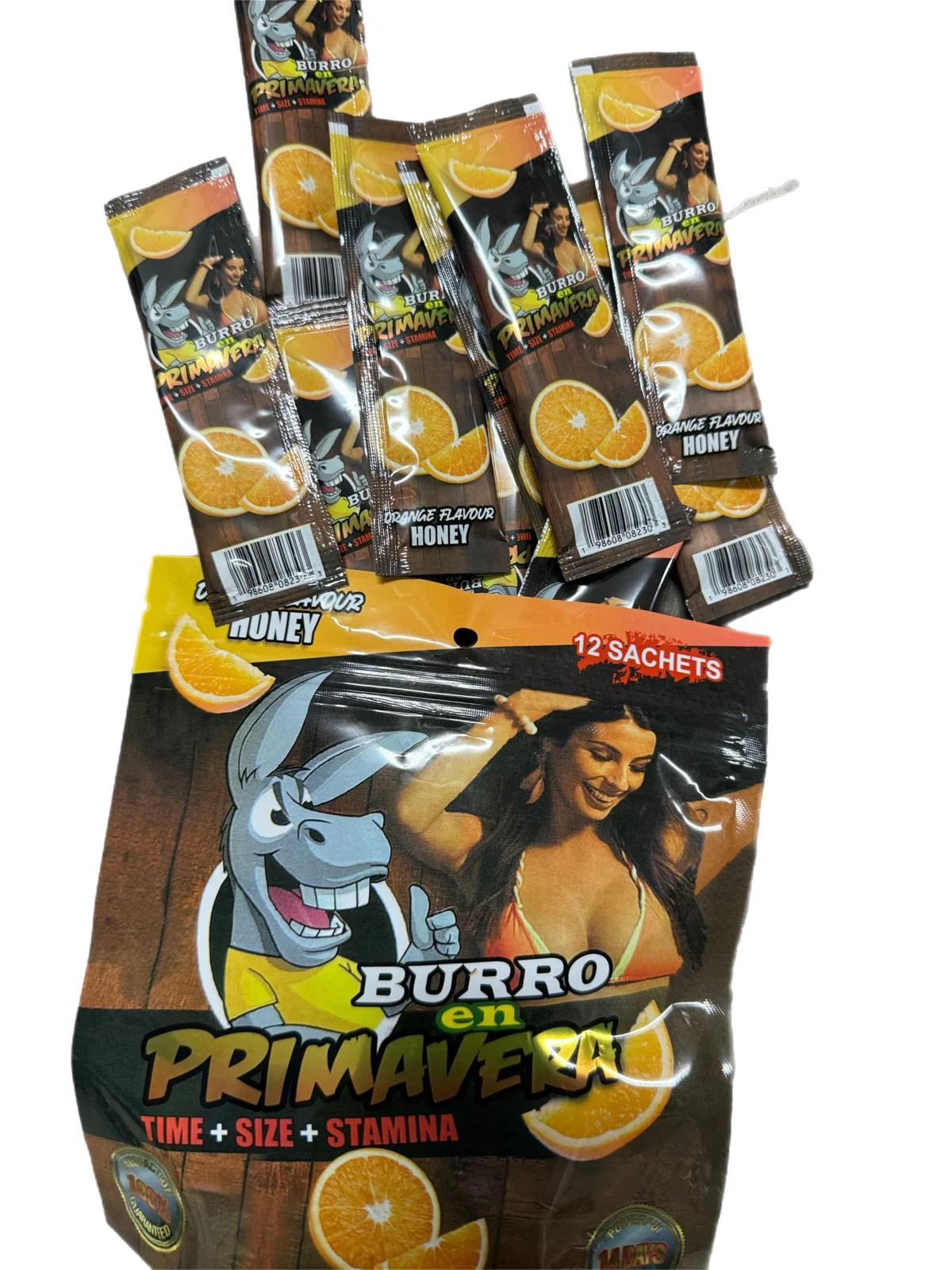 Burro en Primavera Orange Flavored Honey