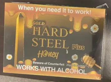 Hard Steel Gold Plus Honey Male Sachet