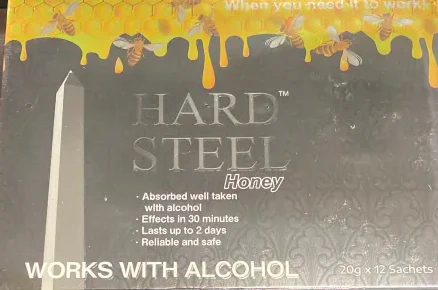Hard Steel Yellow Top Honey Sachet Male