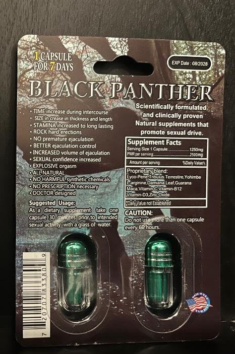 Black Panther 10000K Double Capsule Male - Image 2