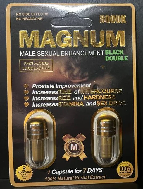 Magnum: 8000k Male Double Capsule