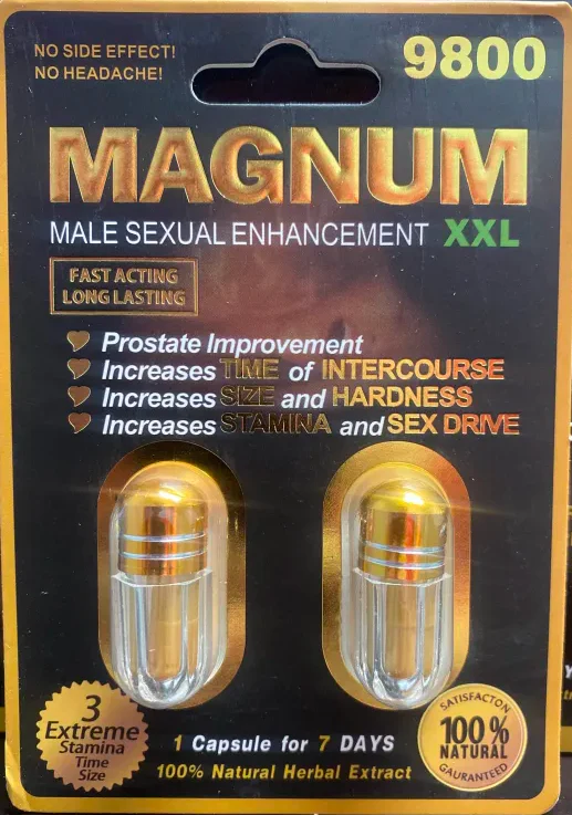 Magnum 98000 Black Gold XXL Double Capsule Male