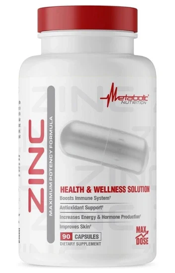 Metabolic Nutrition: Zinc, 90 Capsules