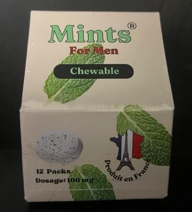 Mints For Men, Chewable (Box of 12)