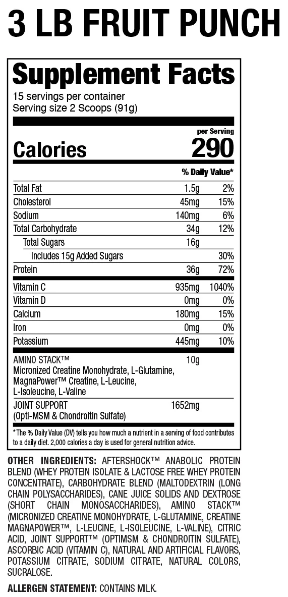 Myogenix: AfterShock Recovery, 3lb - Image 2