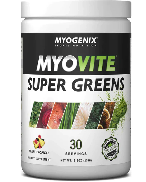 Myogenix: Myovite Super Greens, Berry Tropical