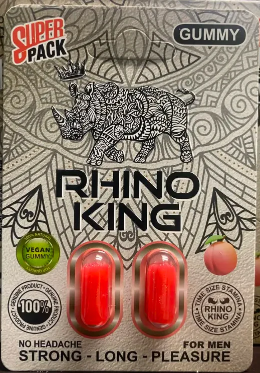 Rh1n0 King Silver Double Gummy Male
