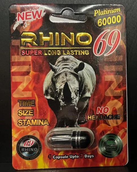 Rh1n0 69 Platinum 60000 Male Enhacement
