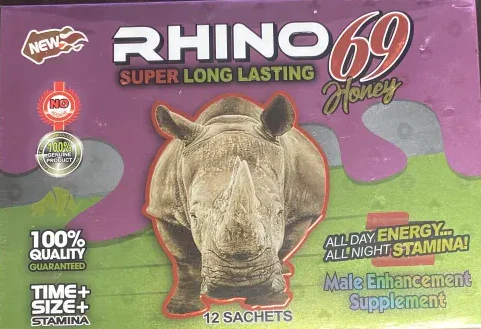 Rh1n0 69 Super Long Lasting Honey Purple/Green