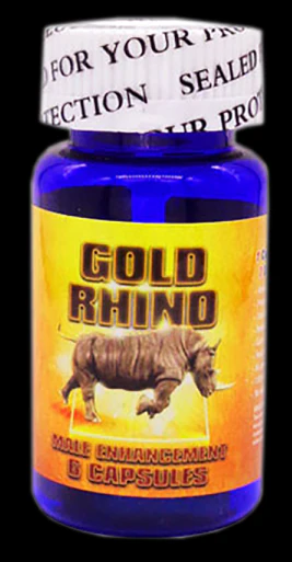 Rh1n0: Gold Rh1n0 Male  6 Count Bottle