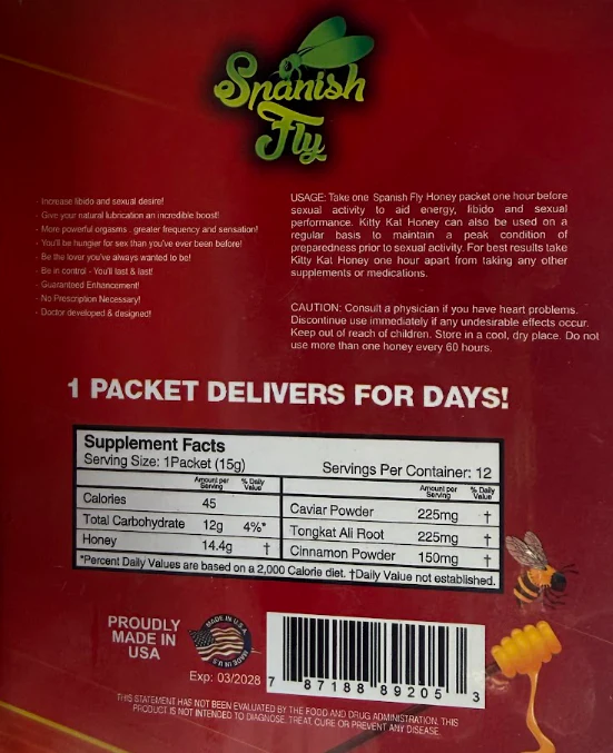 Spanish Fly: Honey -Red Pack Female - Image 2
