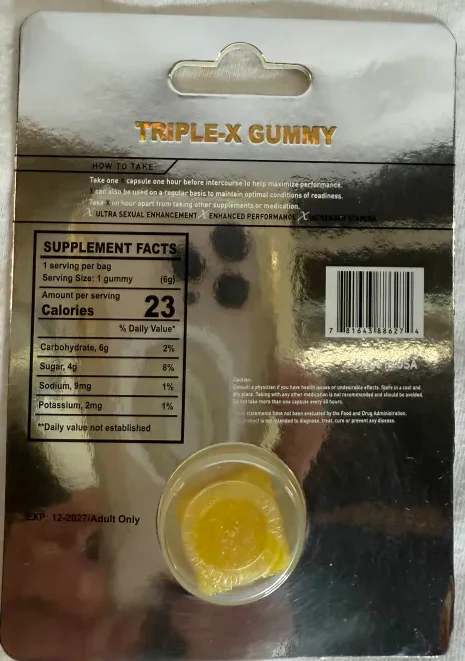 Triple XXX Male Gummy - Image 2