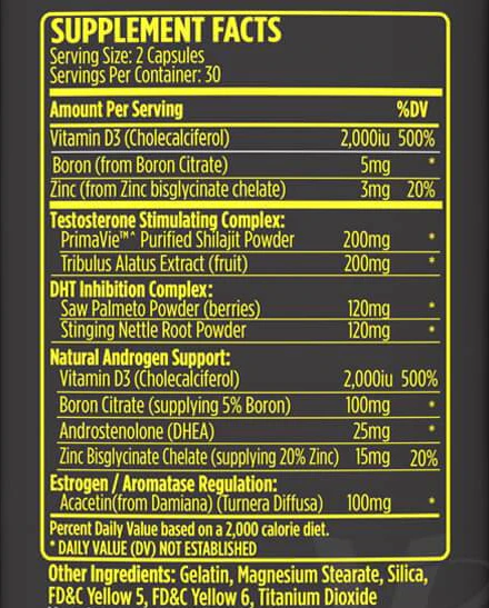 VMI: A-XR Alpha Male, 60 Capsules - Image 2