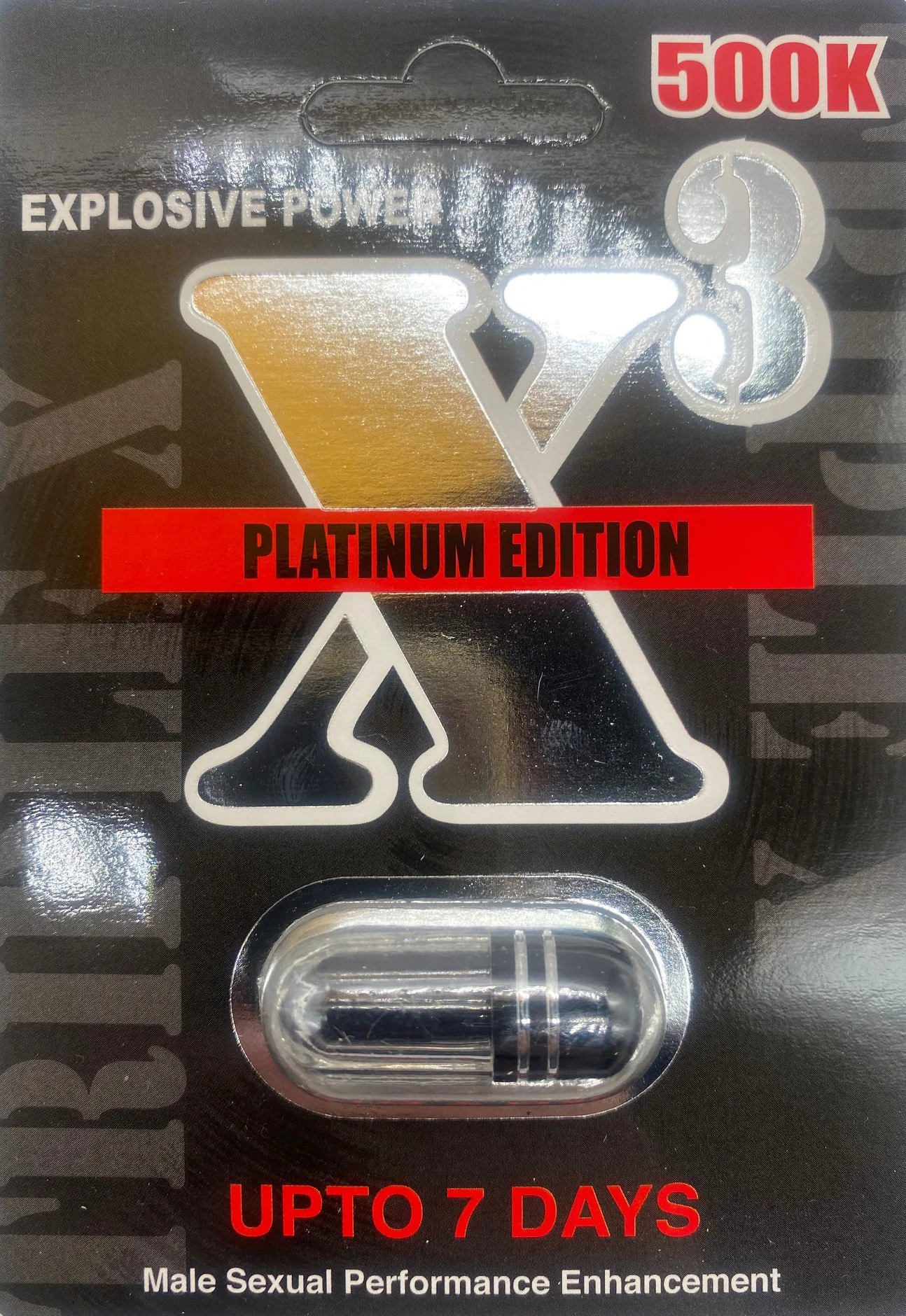 X3 Platinum Edition Triple X 500K Male