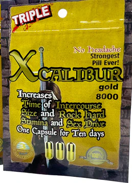 Xcaliber Gold 8000 Male Triple
